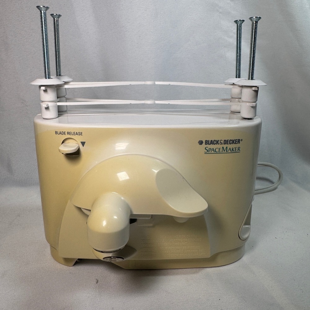 Black & Decker SpaceMaker Under Cabinet Electric Can Opener EC85 Vintage